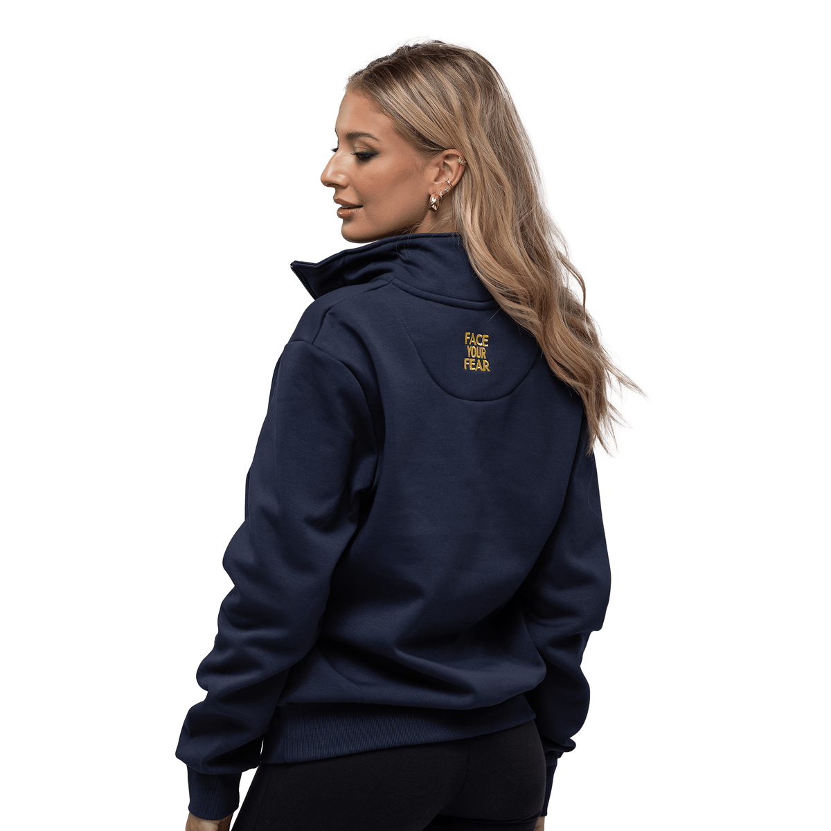 SWEATER WITH ZIPPER - OKTAGON - OKTAGON MMA Store