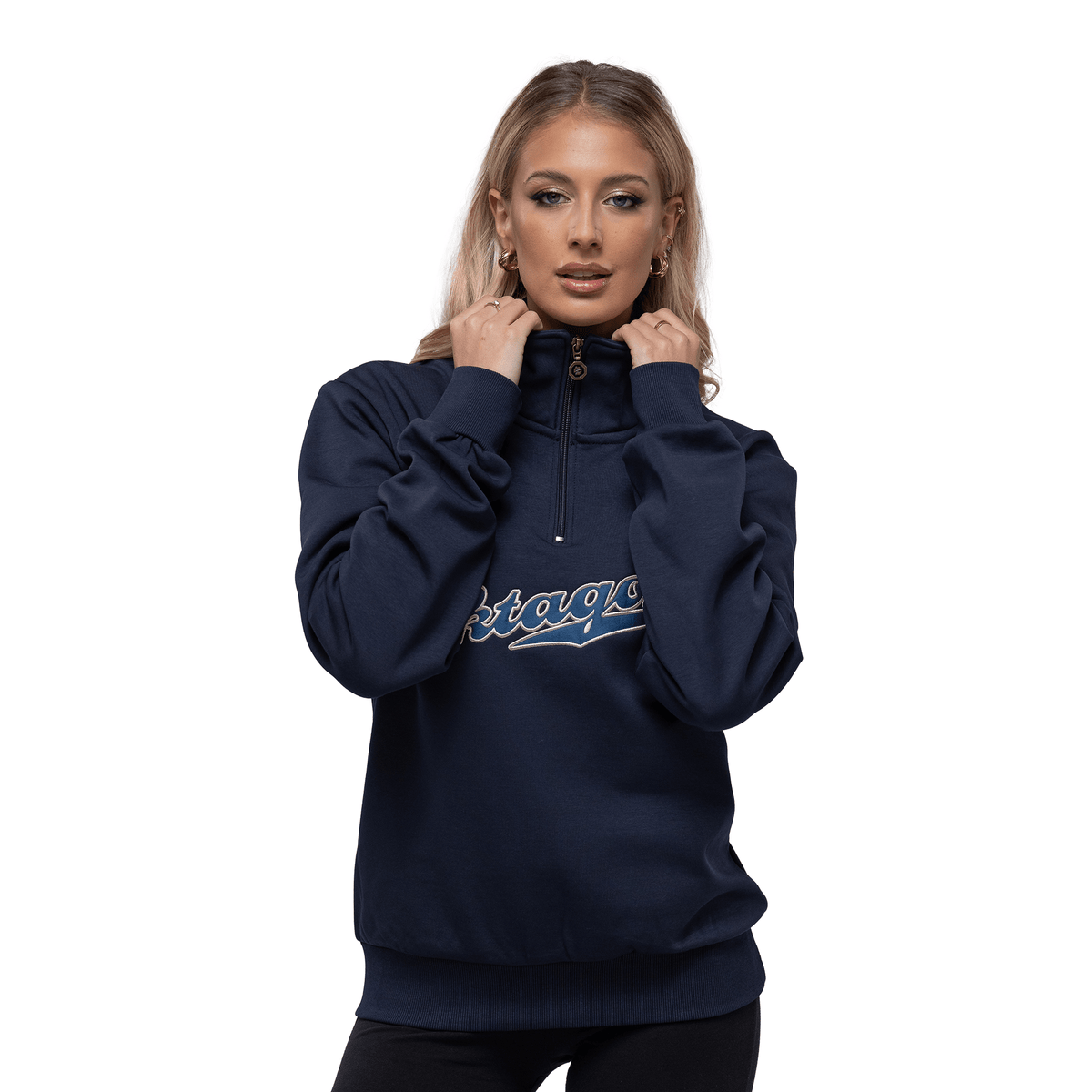 SWEATER WITH ZIPPER - OKTAGON - OKTAGON MMA Store