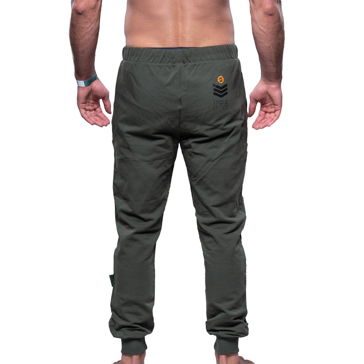 SWEATPANTS ARMY DROP KHAKI - OKTAGON MMA Store