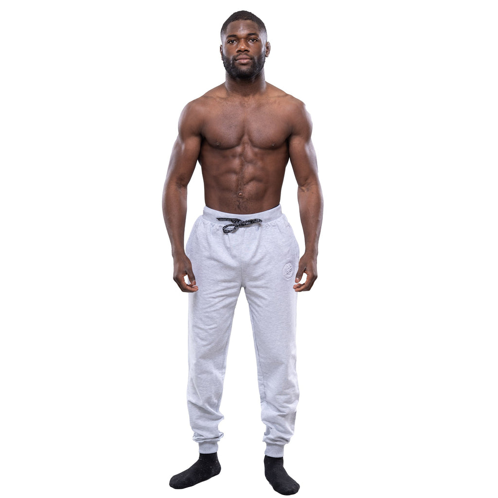 SWEATPANTS EMBOS LOGO GREY 2019/2020 - OKTAGON MMA Store
