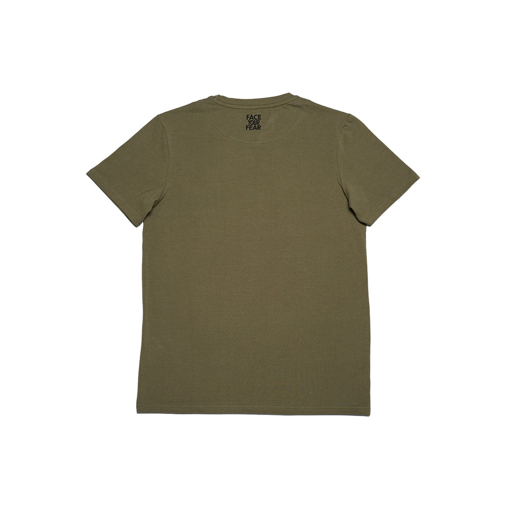 T - SHIRT ESSENTIAL KHAKI - OKTAGON MMA Store
