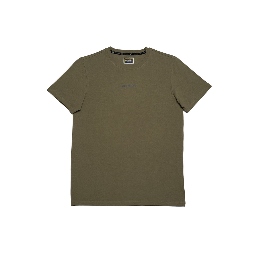 T - SHIRT ESSENTIAL KHAKI - OKTAGON MMA Store