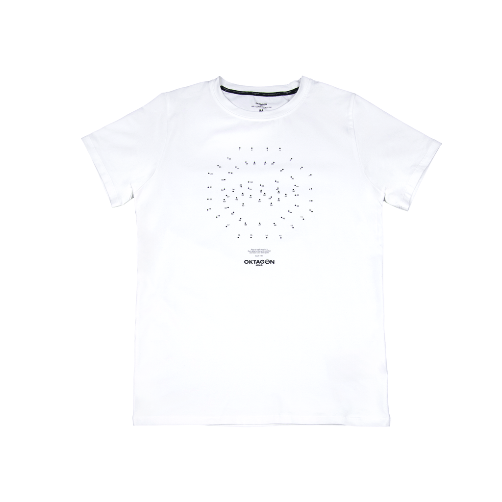 T-SHIRT MINIMAL OKTAGON MMA - WHITE - OKTAGON MMA