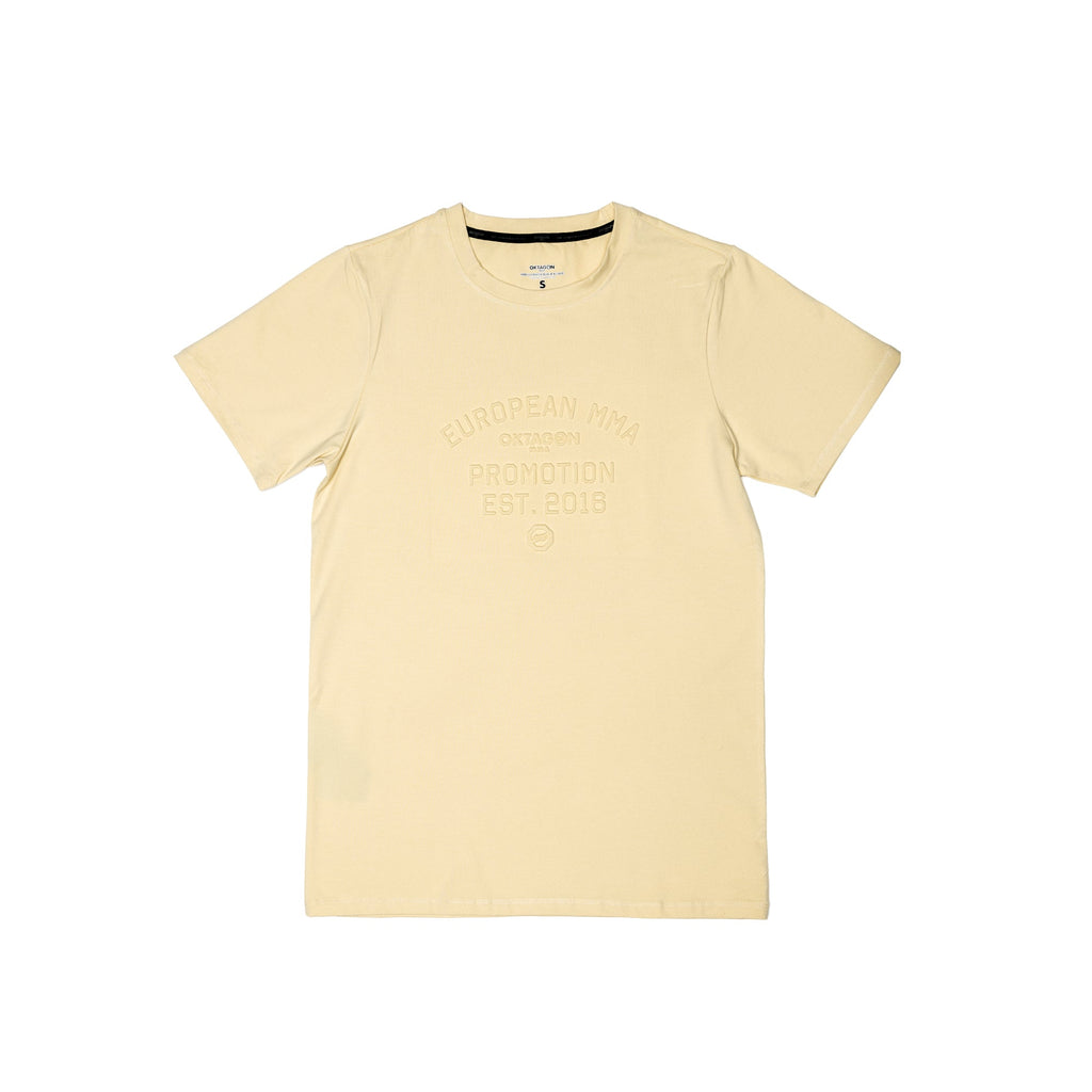 T - SHIRT OKTAGON UNI STYLE BEIGE - OKTAGON MMA Store