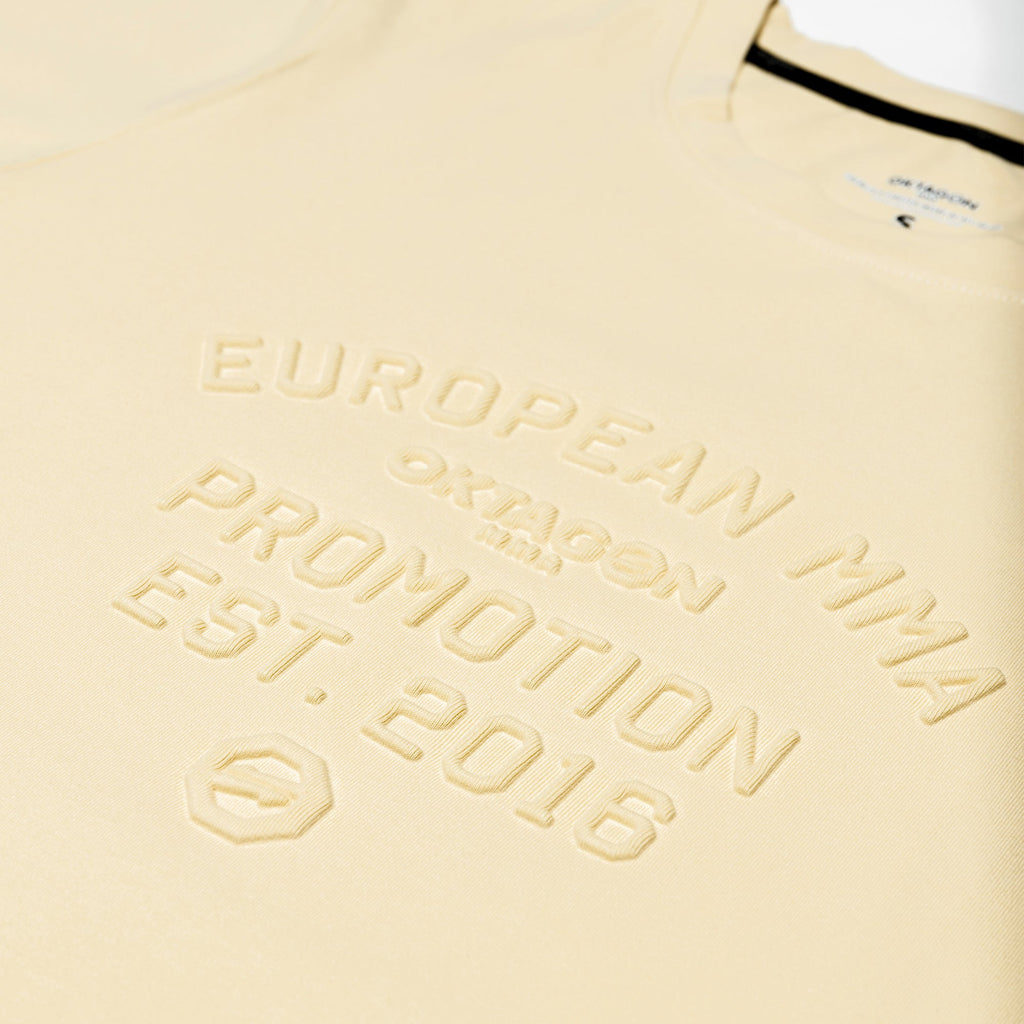 T - SHIRT OKTAGON UNI STYLE BEIGE - OKTAGON MMA Store