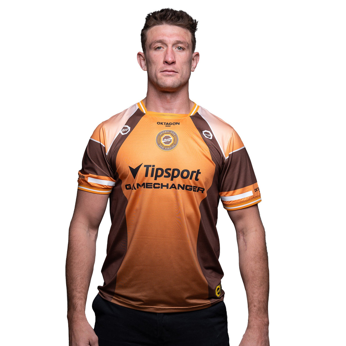 TIPSPORT GAMECHANGER JERSEY ORANGE 2025 - OKTAGON MMA Store