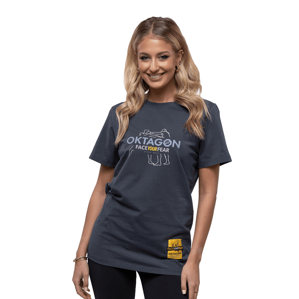 WASHED T - SHIRT FACE YOUR FEAR - OKTAGON MMA Store