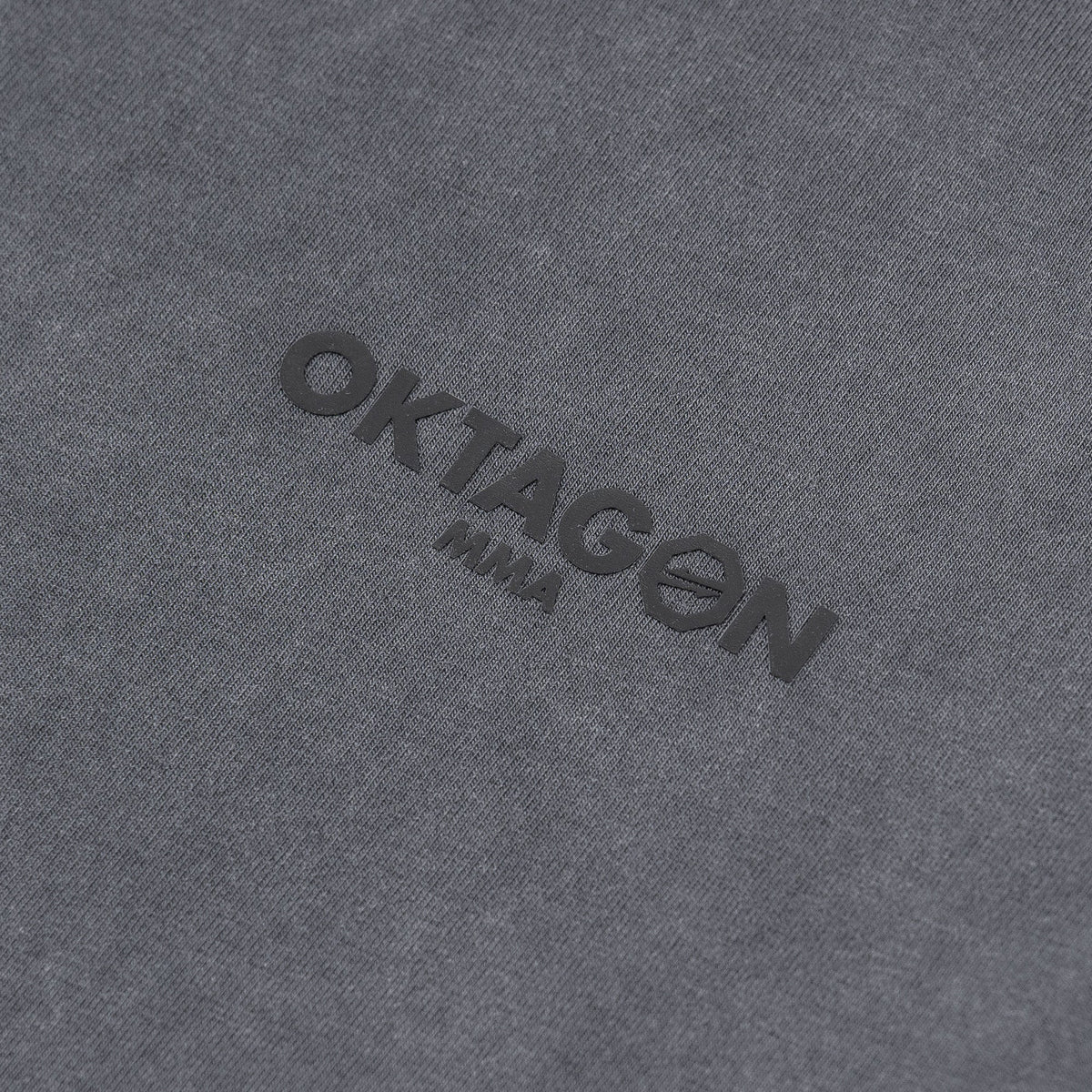 WASHED T - SHIRT OKTAGON - GREY - OKTAGON MMA Store