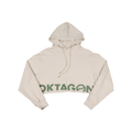 WOMEN'S CROPPED HOODIE - NATURE - OKTAGON MMA