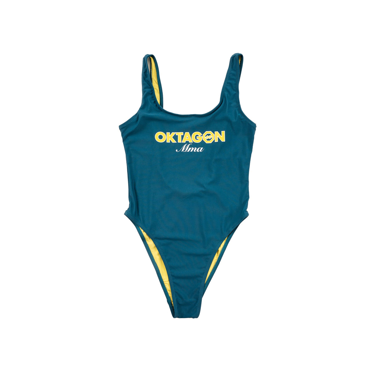WOMEN’S OKTAGON SWIMWEAR GREEN - OKTAGON MMA Store