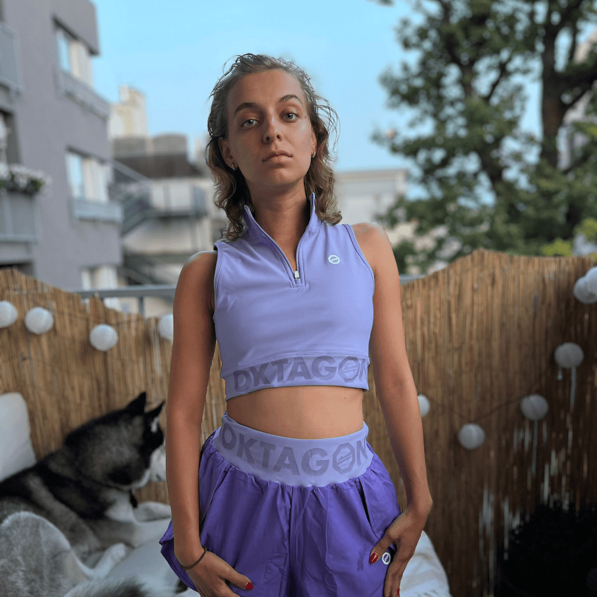 WOMEN’S OKTAGON TOP PURPLE - OKTAGON MMA Store