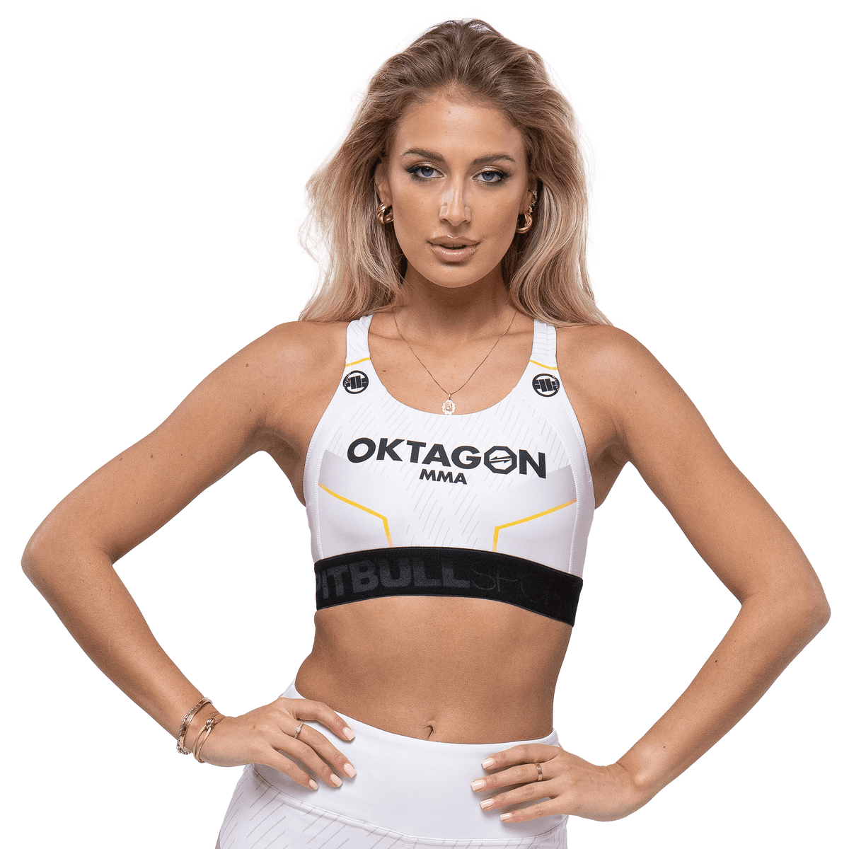 WOMEN’S OKTAGON TOP WHITE 2024 - OKTAGON MMA Store