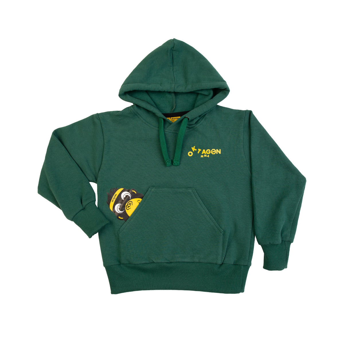 CHILDREN'S HOODIE GOGI GREEN - OKTAGON MMA
