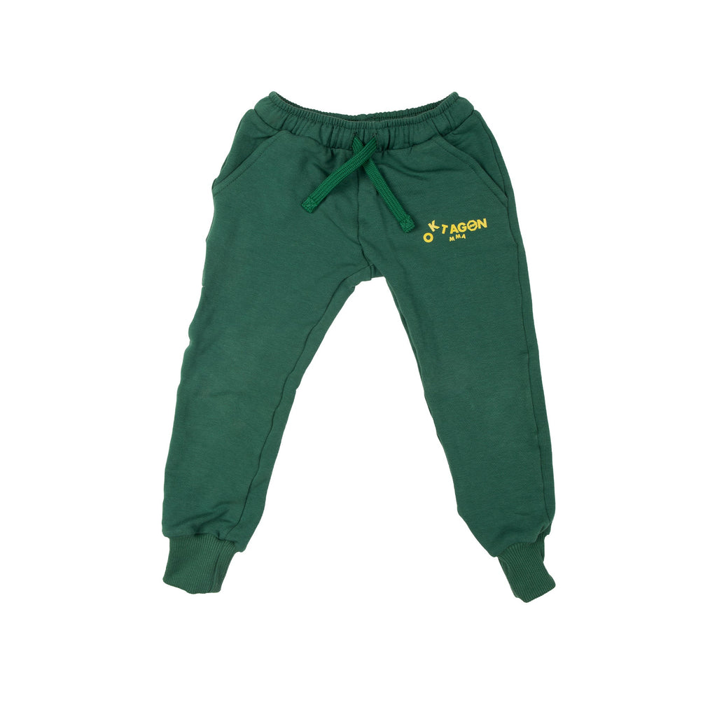 CHILDREN'S SWEATPANTS OKTAGON GREEN - OKTAGON MMA