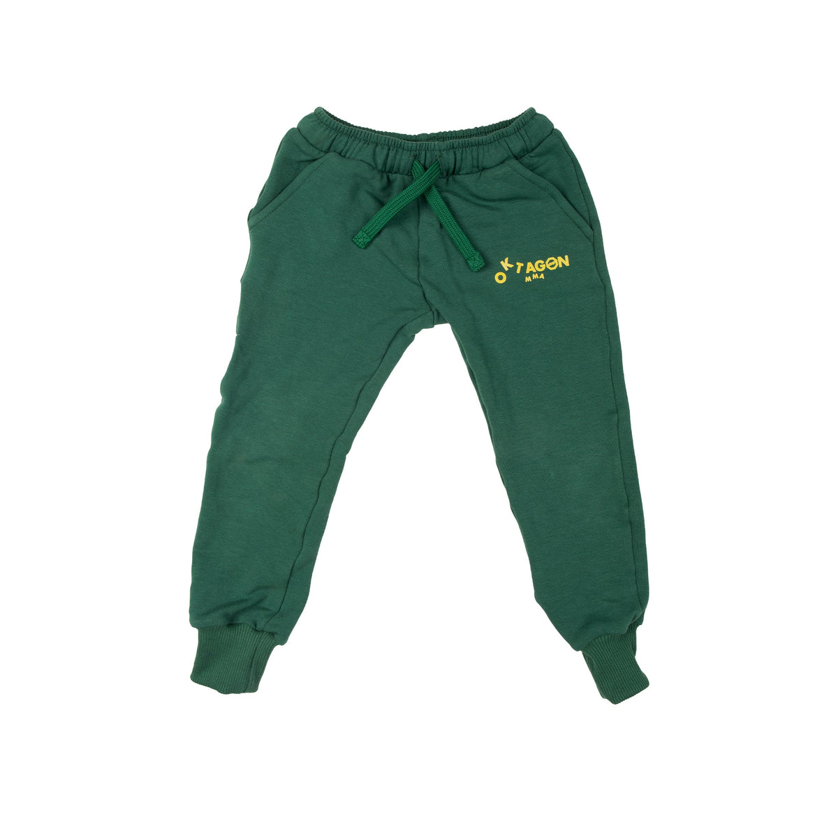 CHILDREN'S SWEATPANTS OKTAGON GREEN - OKTAGON MMA